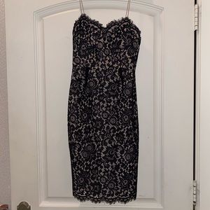 Black Lace Likely Dress NEVER WORN